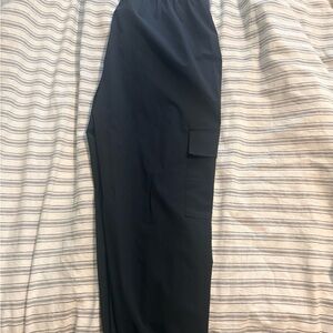 HALARA Black Elastic Waist Pants